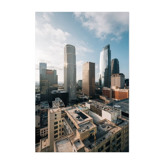 Downtown Views, LA 02 - Los Angeles California Photography Unframed Wall Art Print 12 x 18 inches