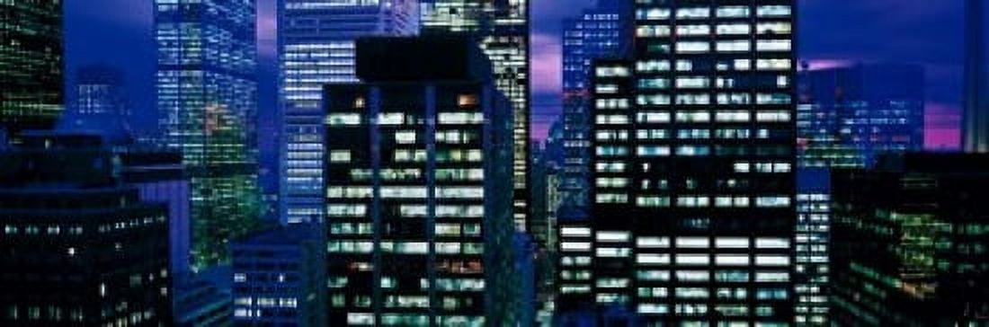 Downtown buildings Toronto Ontario Canada Canvas Art - Panoramic Images (18 x 6)