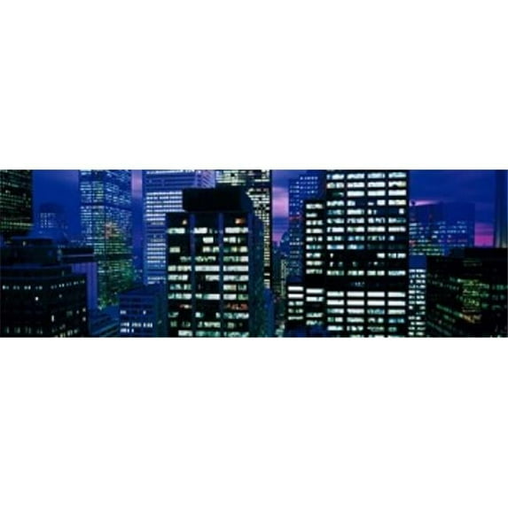 Downtown buildings Toronto Ontario Canada Poster Print by - 36 x 12
