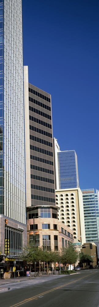 Downtown buildings of Phoenix Maricopa County Arizona USA Canvas Art - Panoramic Images (36 x 12)