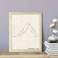 thumbnail image 1 of Downward Dog, 11 x 14 Wooden FRAMED Print Yoga Wall Art, 1 of 2