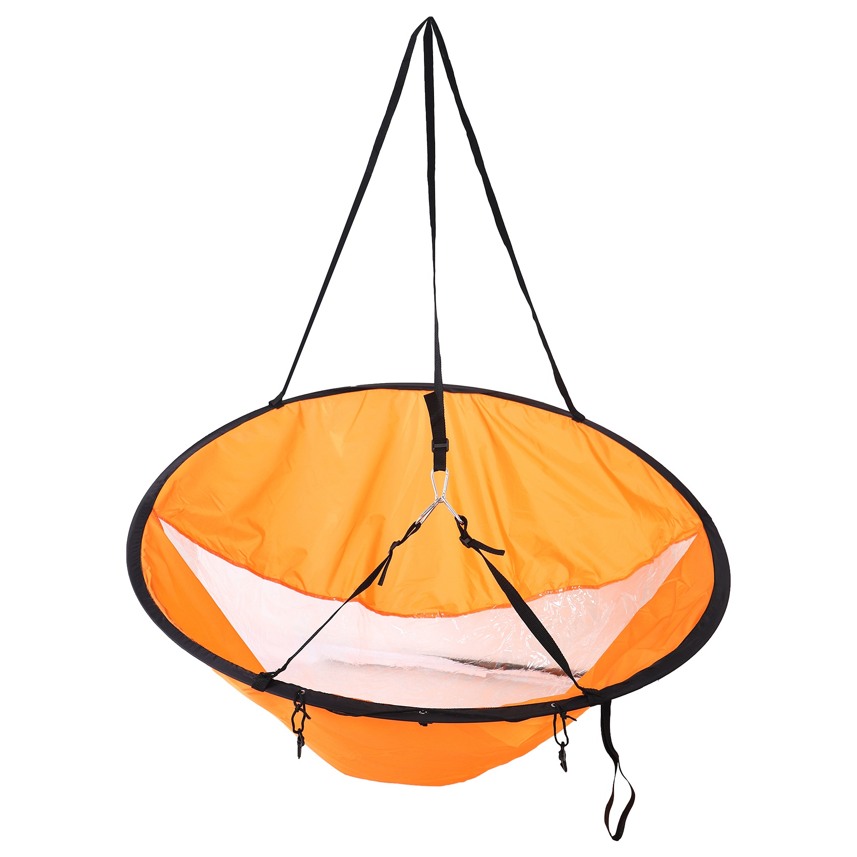 Downwind Wind Sail Kit 42 inches Canoe Accessories, Easy Setup & Deploys Quickly, Compact