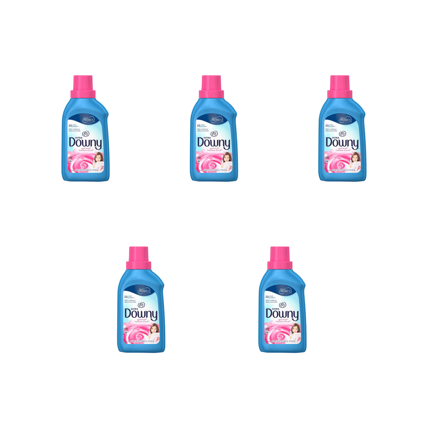 Downy Concentrated Liquid Fabric Softener 3X Freshness, 19.8 fl oz