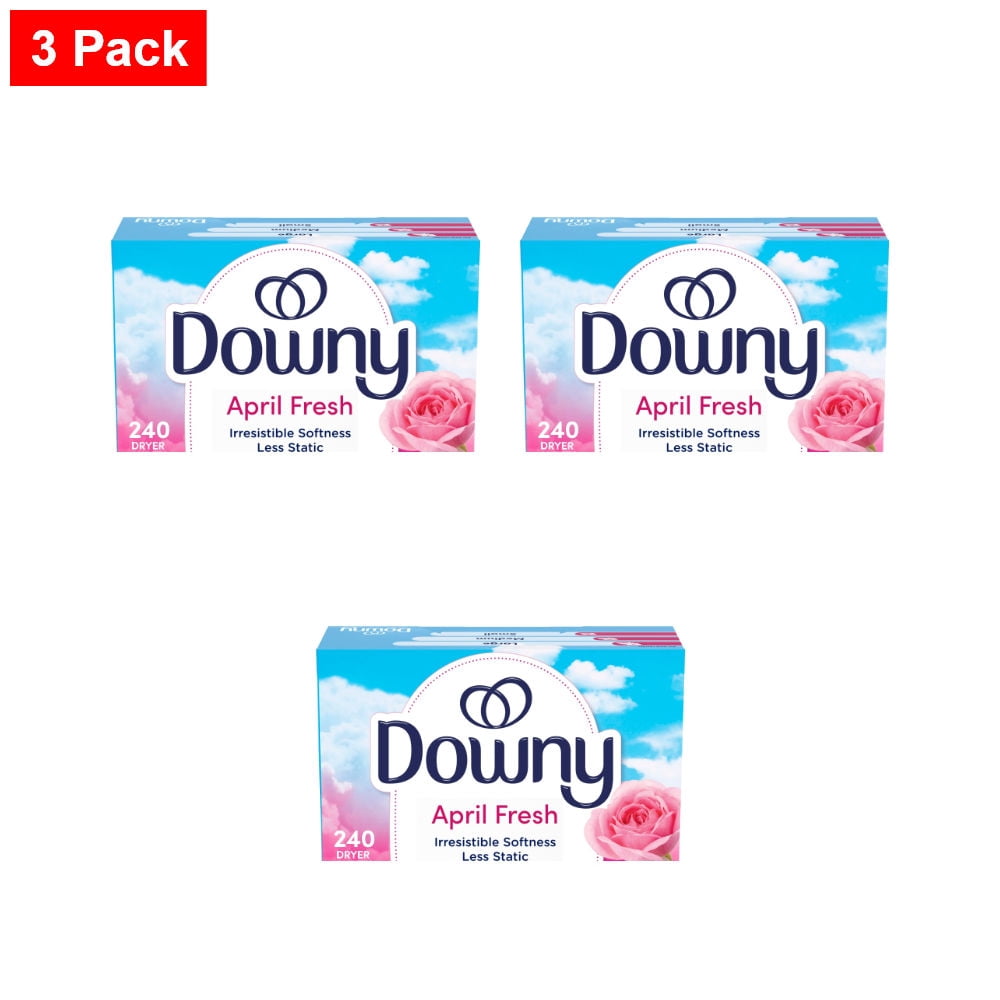 Downy April Fresh Dryer Sheets 240 ct - 3 Pack