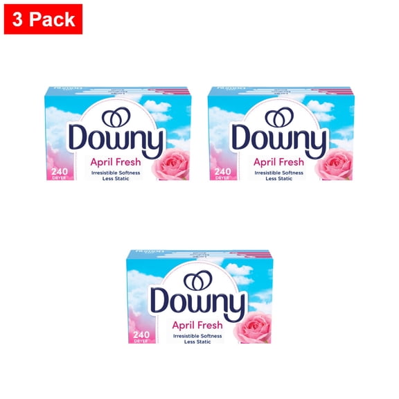 Downy April Fresh Dryer Sheets 240 ct - 3 Pack