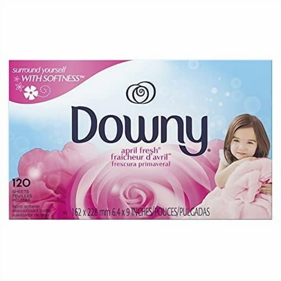 Downy April Fresh Fabric Softener Dryer Sheets, 120 Count
