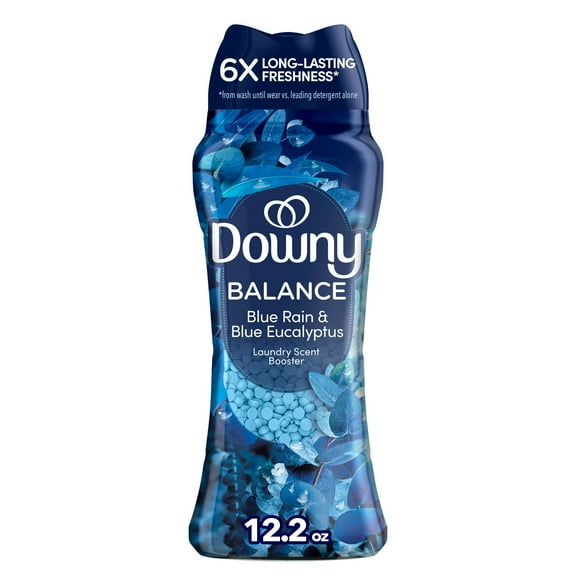 Downy Balance In-Wash Scent Booster Beads - Crisp Rain & Blue Eucalyptus - 12.2 oz (Pack of 1)