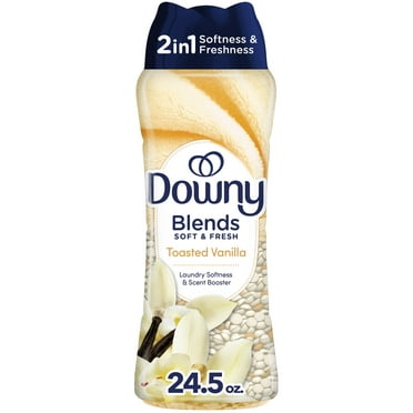 Downy Blends Soft & Fresh In-Wash Laundry Scent Booster Beads, Toasted Vanilla Scent, 24.5 oz