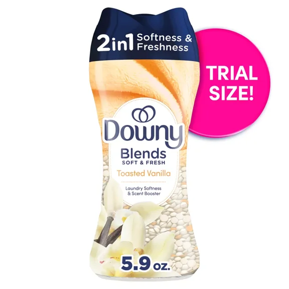 Downy Blends Soft & Fresh In-Wash Scent Booster - Toasted Vanilla Scented Laundry Bead