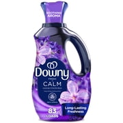 Downy Calm Liquid Fabric Softener, Lavender & Vanilla Bean, 56 fl oz, 83 Loads