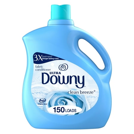 Downy Clean Breeze, 150 Loads Liquid Fabric Softener, 129 fl oz