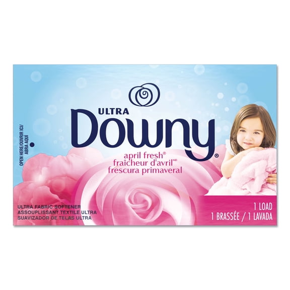 Downy Coin Vend Liquid Fabric Softener Single-Use Packet April Fresh 156/Carton 02500