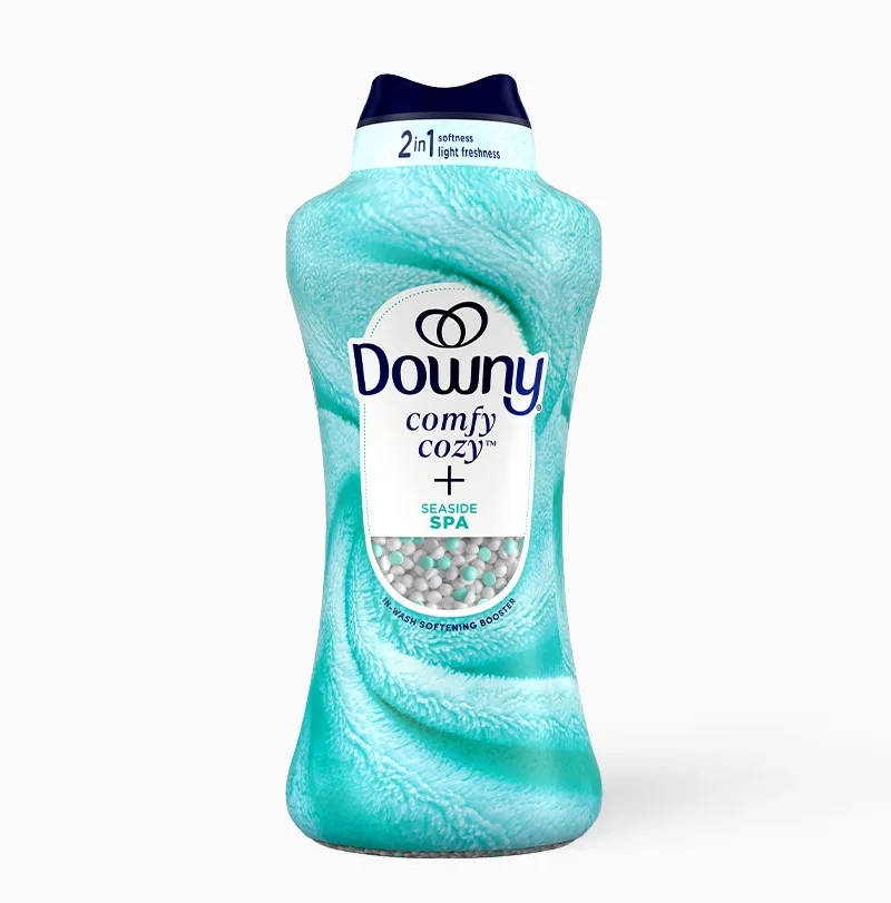 Downy Comfy Cozy In-Wash Laundry Scent Booster Beads, Seaside Spa Scent, 32.1 oz.