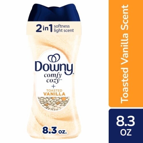 Downy Comfy Cozy In-Wash Laundry Scent Booster Beads, Toasted Vanilla Scent, 8.3 oz 8.3 oz
