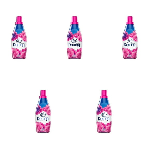 Downy Concentrado Jardn de Rosas Fabric Softener, ( 5 X 20.3 fl oz Bottles ) 5 Pack Rose Scent