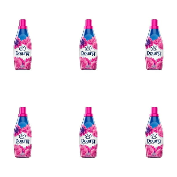Downy Concentrado Jardn de Rosas Fabric Softener 20.3floz 6Pack Rose-Scented Softness & Fragrance
