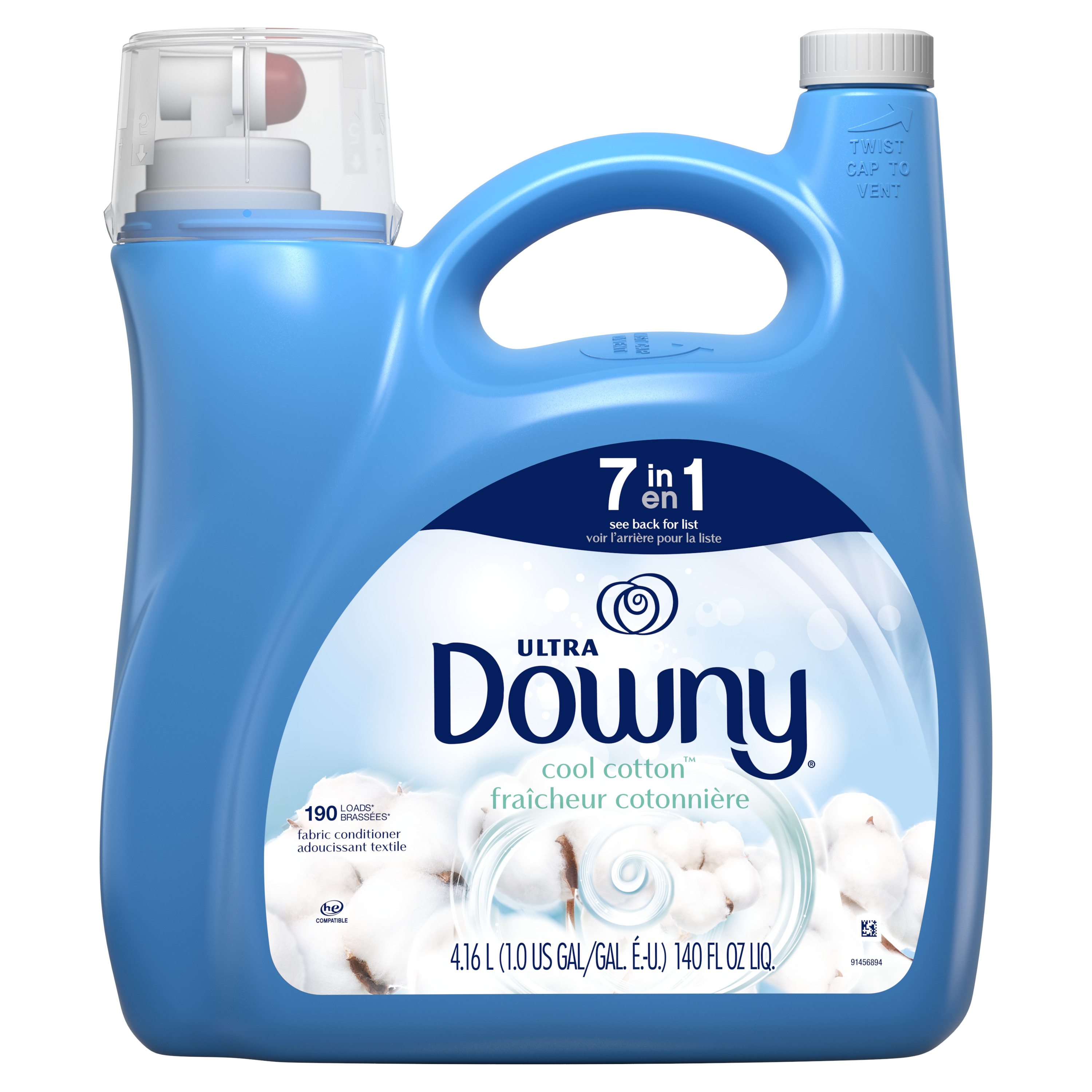 Downy Infusions Romantic, White Tea and Peony, 120 Loads Liquid Fabric