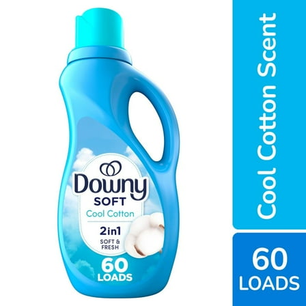 Downy Cool Cotton Liquid Fabric Softener Fabric Conditioner 44 fl oz - Pack of 3