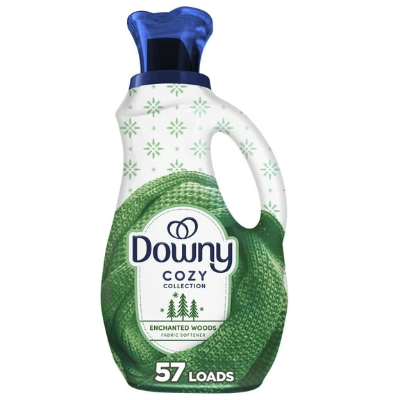 Downy Cozy Collection Liquid Fabric Softener, Enchanted Woods Scent, 38 fl oz, 57 Loads