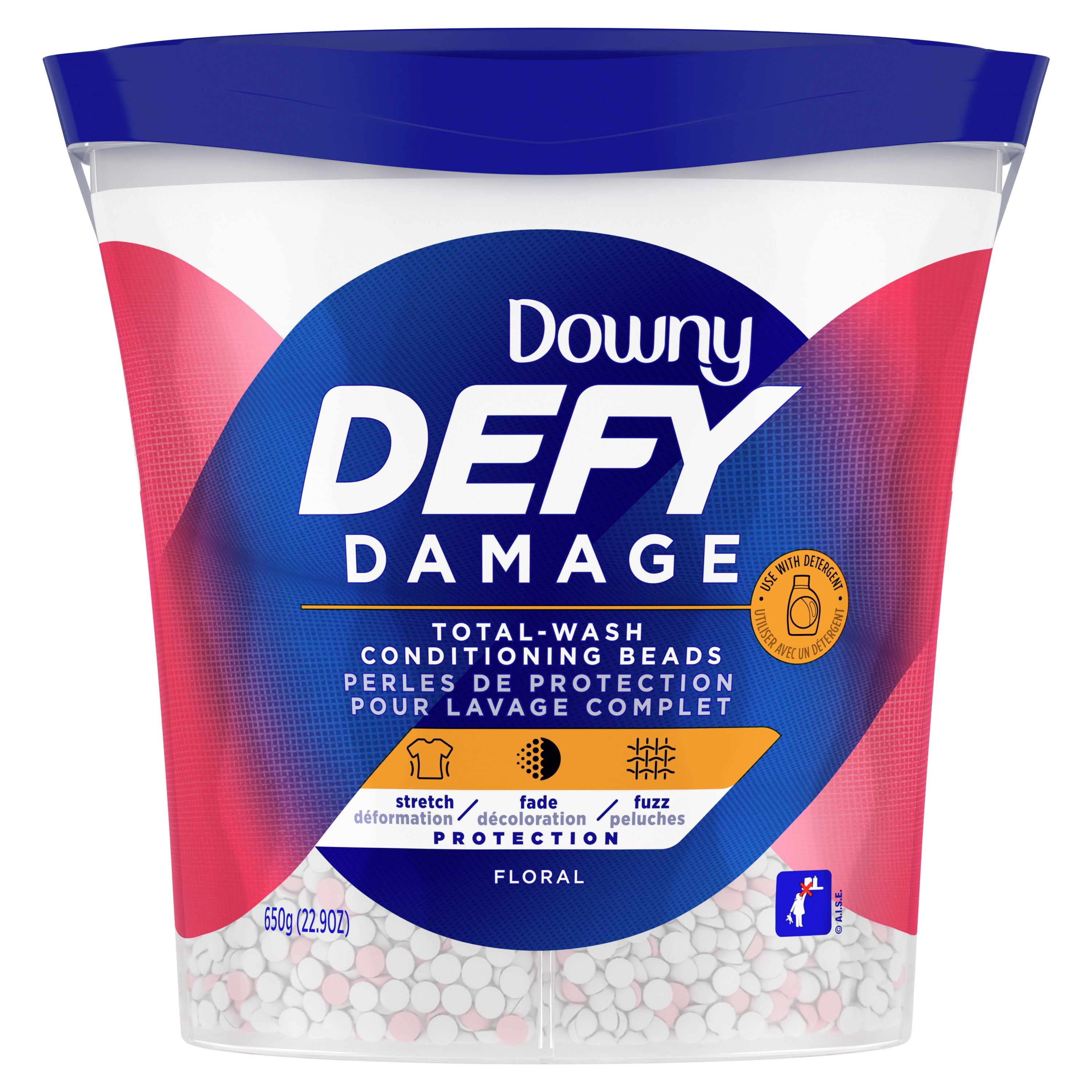 Downy DEFY Damage Total-Wash Conditioning Beads, Floral, 22.9 Ounce