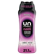 Downy Unstopables Fusions Odor Defense In-Wash Laundry Scent Booster Beads, Sunrise & Nectar, 21.1 oz