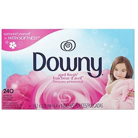 Downy Fabric Softener Dryer Sheets, April Fresh, 240 count
