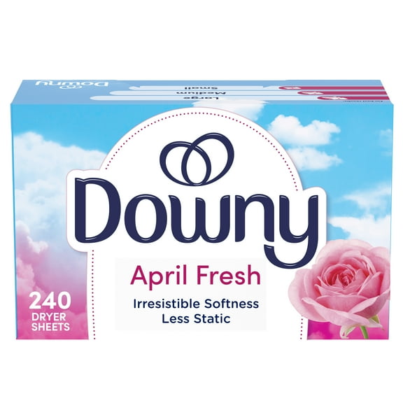 Downy Fabric Softener Dryer Sheets, April Fresh Scent, 240 Count