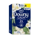 thumbnail image 1 of Downy CALM, Mega Dryer Sheets, White Tea & Bergamot, 55 Count, 1 of 10