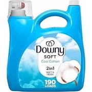 Downy Fabric Softener Liquid, Cool Cotton Scent, 140 fl oz, 190 Loads, Downy Fabric Softener, Liquid Fabric Softener