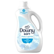 Downy Free & Gentle Fabric Softener, 77 fl oz, 105 Loads, Hypoallergenic