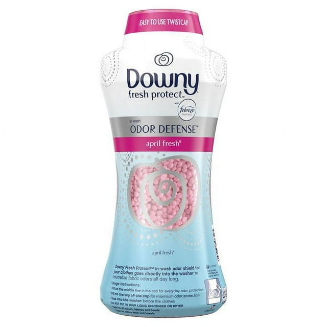 Downy Fresh Protect In Wash Booster Beads with Febreze, April Fresh Scent, 34 oz