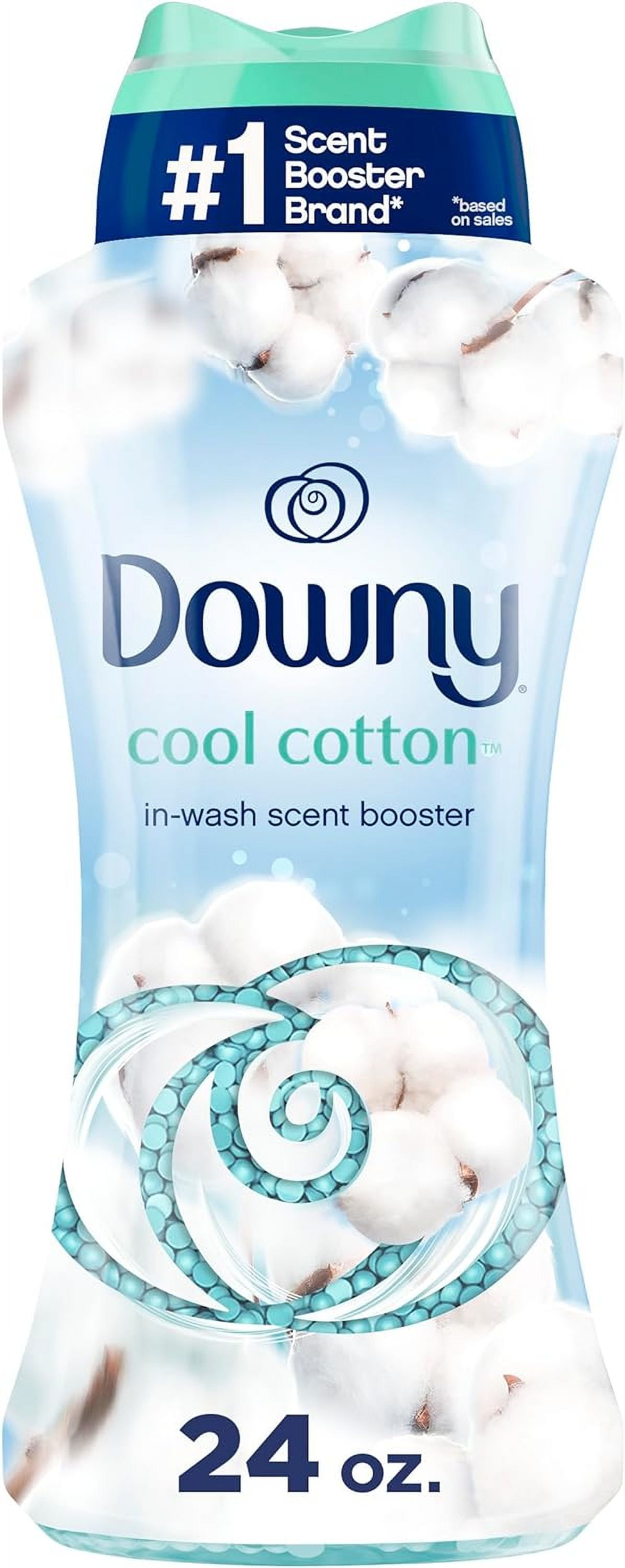 Downy InWash Laundry Scent Booster Beads, Cool Cotton, 24 Oz (Pack of