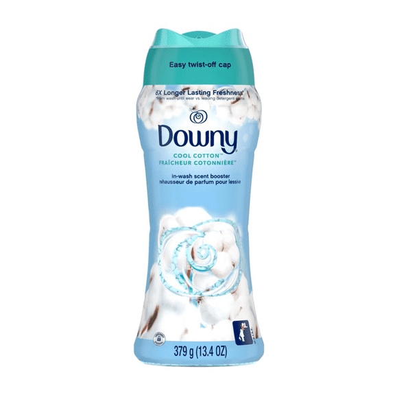 Downy In-Wash Scent Booster Beads, Cool Cotton, 13.4 oz