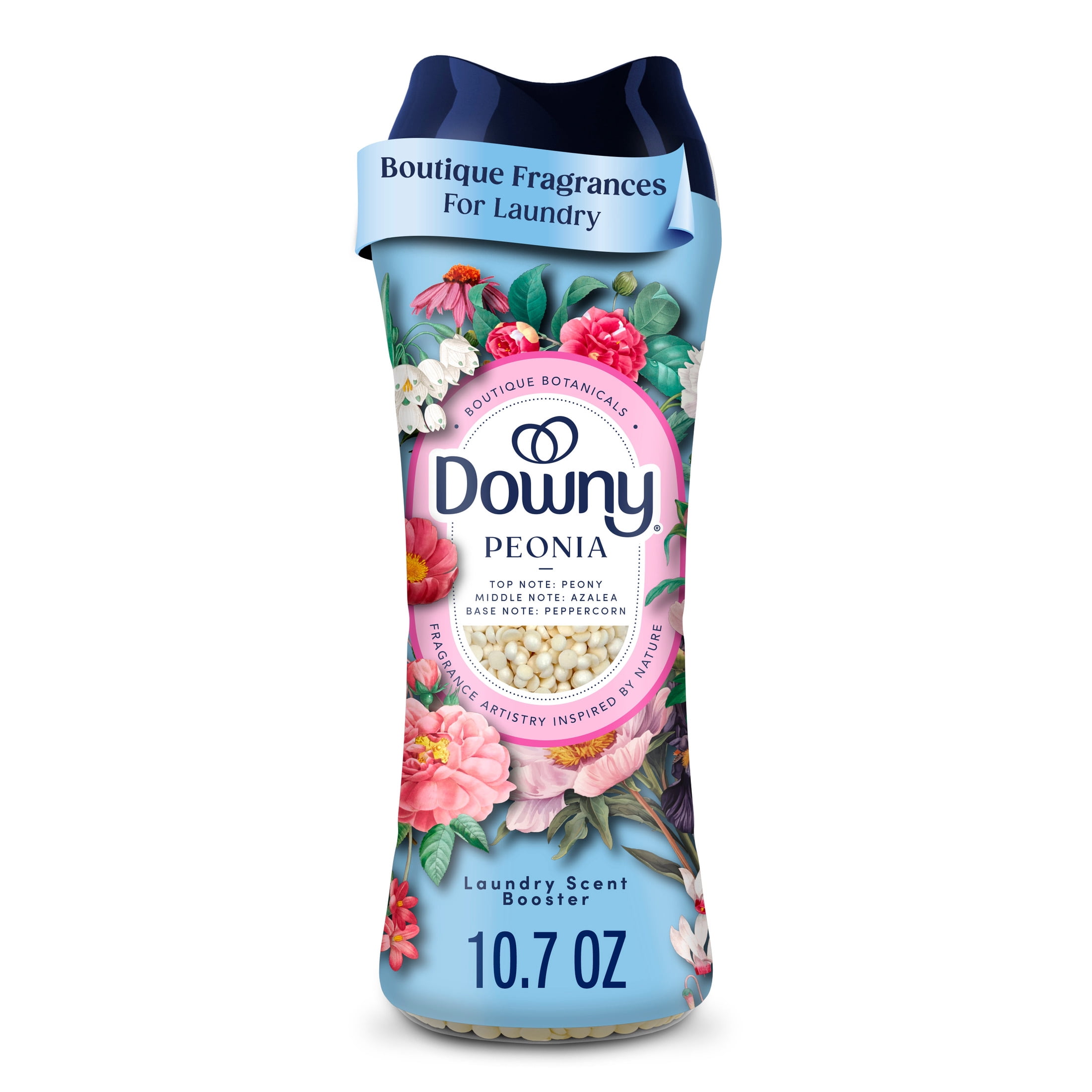 Downy In-Wash Scent Booster Laundry Beads, Boutique Botanicals Peonia, 10.7 oz