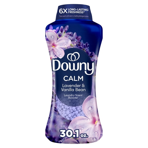 Downy Laundry Scent Beads, In-Wash Scent Booster, Infusions Calm Lavender and Vanilla Bean Scent, 30.1 oz