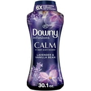 Downy Infusions Calm In-Wash Laundry Scent Booster Beads, Lavender and Vanilla Bean, 30.1 oz