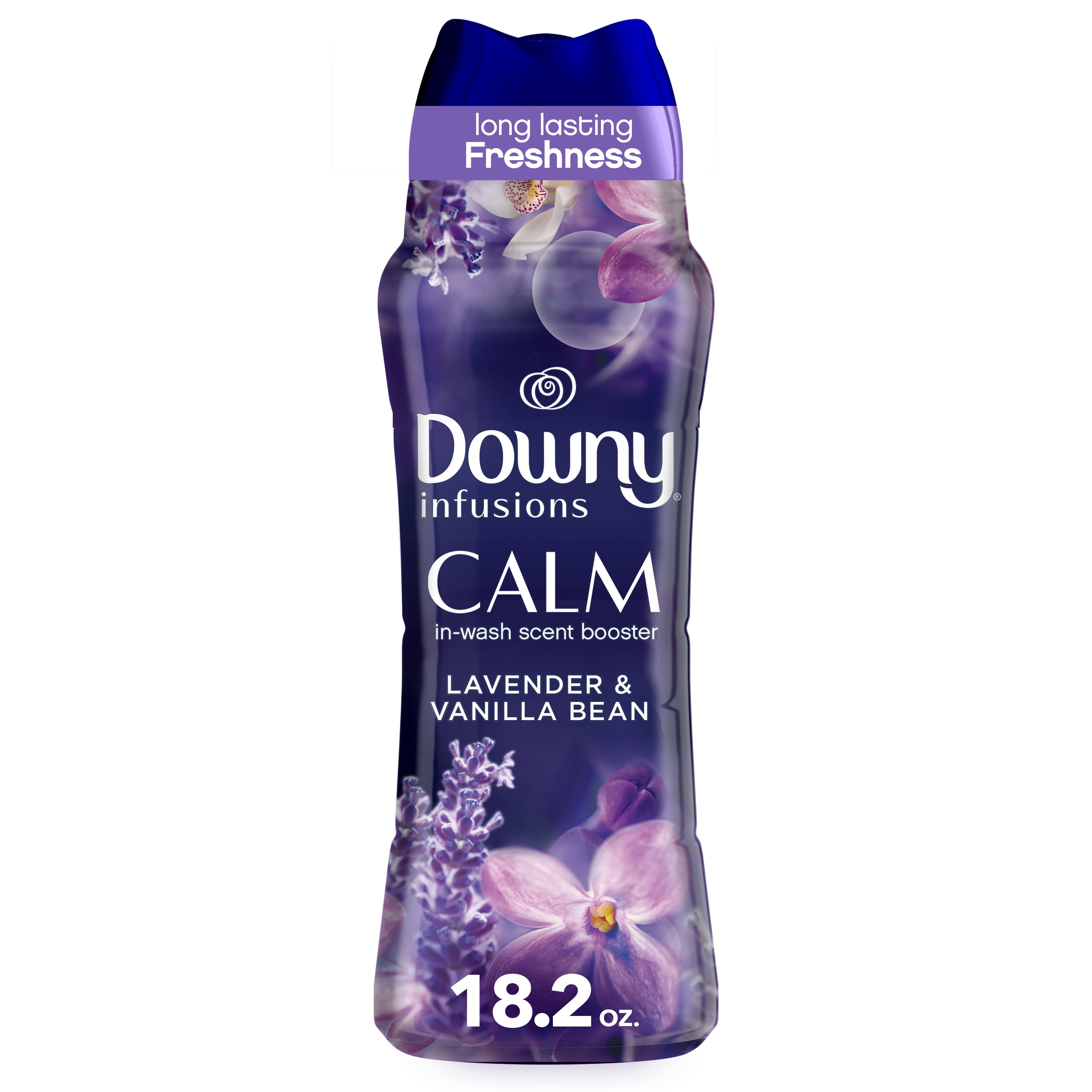 Downy Infusions Calm In-Wash Scent Booster Laundry Beads, Lavender and Vanilla Bean, 18.2 oz