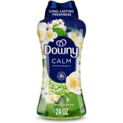 Downy Calm In-Wash Laundry Scent Booster Beads, Soothing White Tea and Bergamot Scent, 24 oz