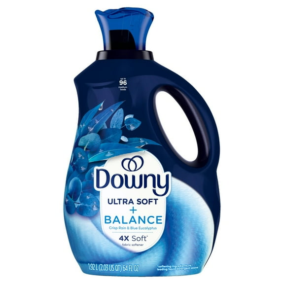 Downy Infusions Crisp Rain & Blue Eucalyptus Balance Liquid Fabric Softener Fabric Conditioner - 64 fl oz