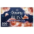 thumbnail image 1 of Downy Infusions Dryer Sheets, Bliss, Sparkling Amber & Rose, 200 Ct, 1 of 10