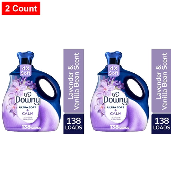 Downy Infusions Lavender & Vanilla Bean Calm Liquid Fabric Softener Fabric Conditioner 93 fl oz - 2 count