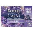 thumbnail image 1 of Downy Infusions Mega Dryer Sheets, Laundry Fabric Softener, CALM, Lavender and Vanilla Bean, 180 Count (3 box of 60 sheets), 1 of 4