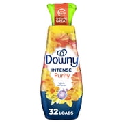 Downy Intense Liquid Fabric Softener and Conditioner, Purity Scent, 24 fl oz, 32 Loads