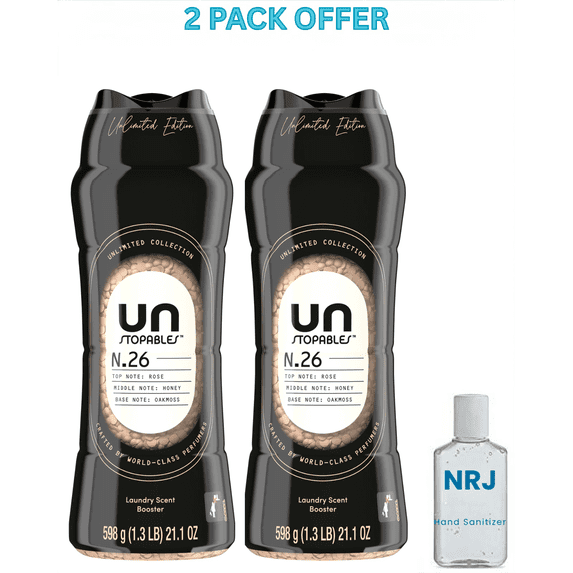 Downy Laundry Scent Beads, Unstopables Unlimited Collection, In-Wash Scent Booster, N.26 Scent, 21.1oz