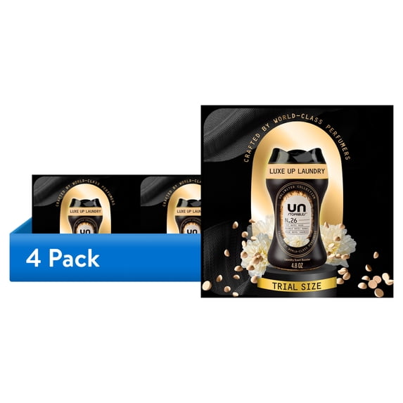 (4 pack) Downy Laundry Scent Beads, Unstopables Unlimited Collection, In-Wash Scent Booster, N.26 Scent, 4.8 oz