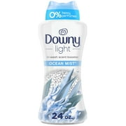 Downy Light In-Wash Scent Booster Laundry Beads, No Heavy Perfumes, Ocean Mist Scent, 24 oz