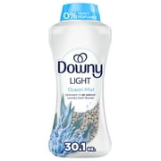 Downy Light In-Wash Scent Booster Laundry Beads, No Heavy Perfumes, Ocean Mist Scent, 30.1 oz