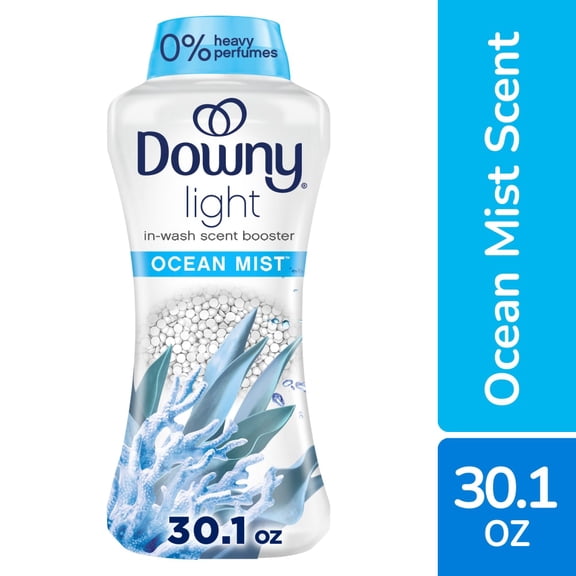 Downy Light Ocean Mist In-Wash Scent Booster Beads - 30.1 oz - Pack of 2