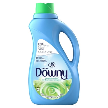 Downy Mountain Spring Liquid Fabric Conditioner (Fabric Softener), 60 Loads, 51 fl oz