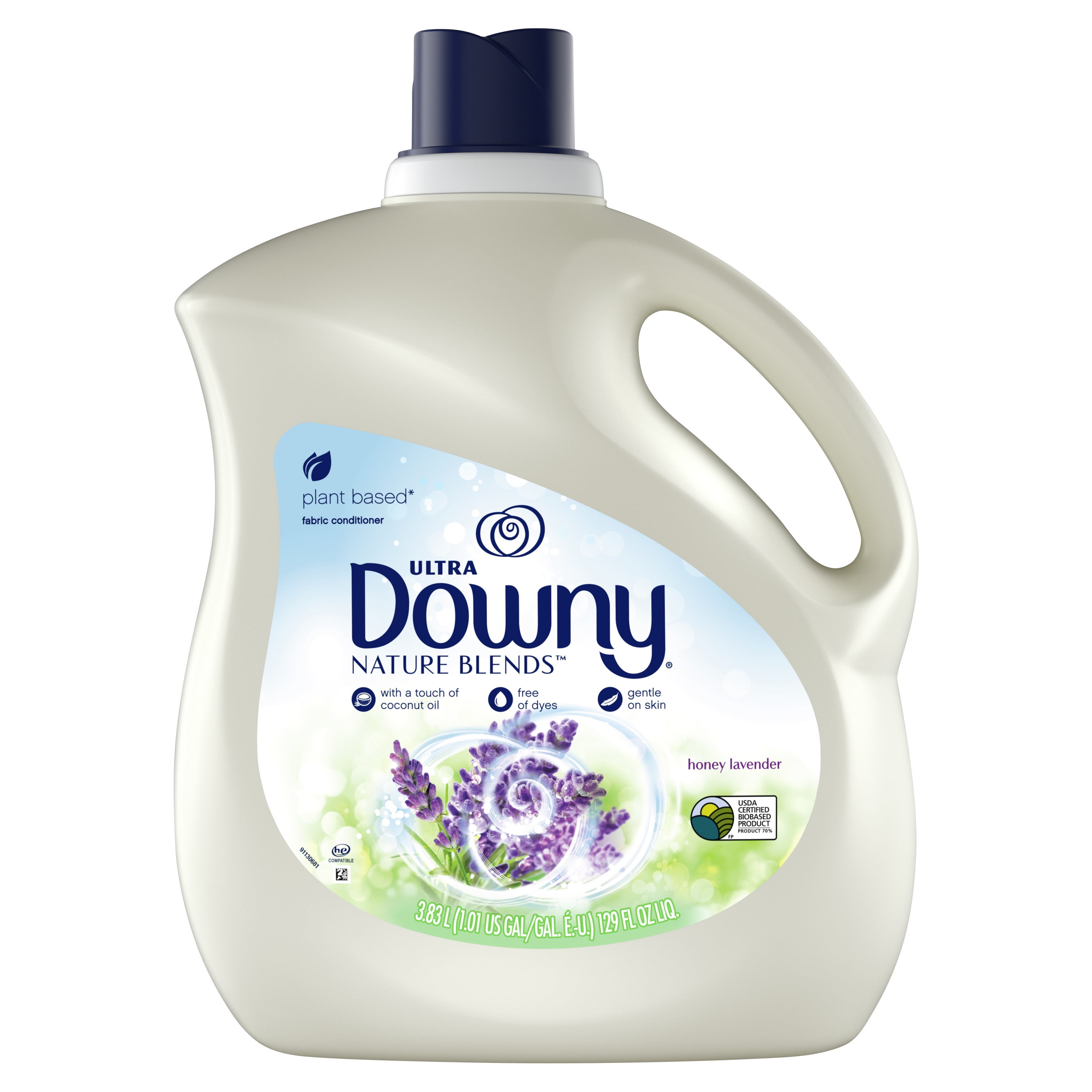 Downy Nature Blends Liquid Fabric Conditioner (Fabric Softener), Honey